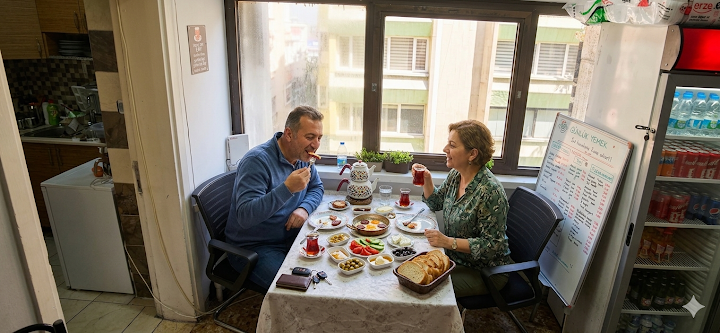 Özgün demlik teras