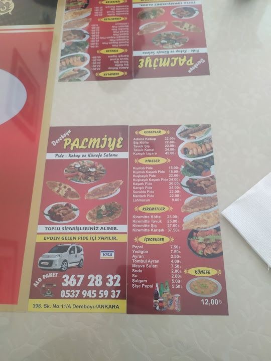 PALMİYE PİDE &KEBAP SALONU
