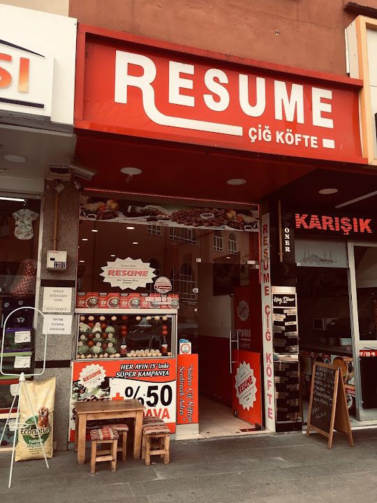 Resume Çiğ Köfte
