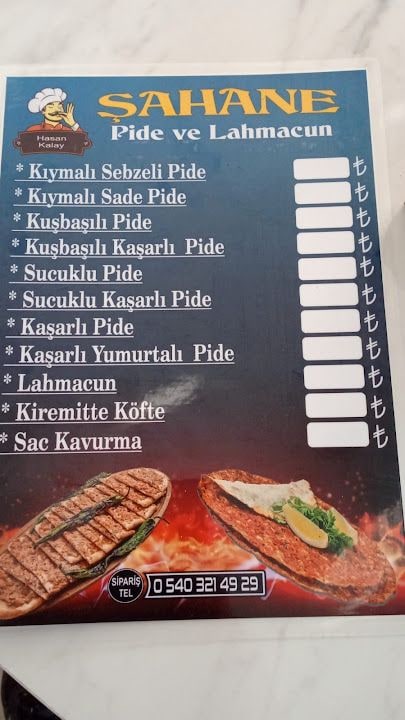 ŞAHANE PİDE VE LAHMACUN SALONU