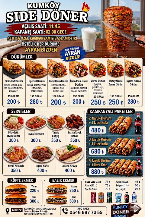 SİDE KUMKÖY DÖNER