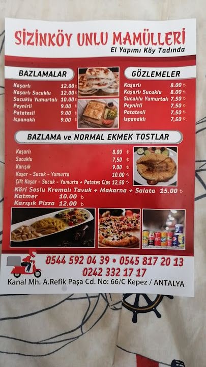 SİZİNKÖY UNLU MAMÜLLERİ