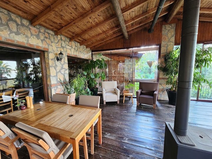 The Rabbit Hole Restaurant At Olympos Mountain Lodge