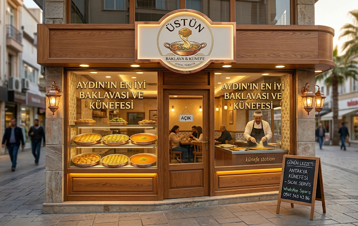 Üstün Baklava & Künefe | Aydın Efeler'in En İyi Baklava Ve Tatlıcısı