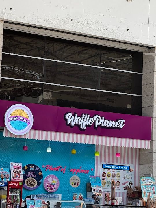 Waffle planet, mamak, Nata Vega Avm yemek katı
