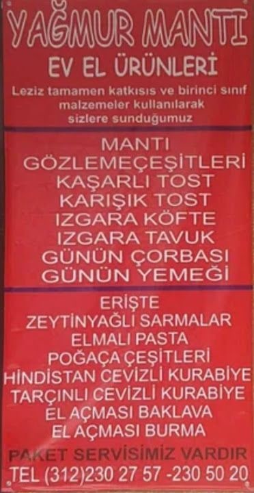 Yağmur Mantı