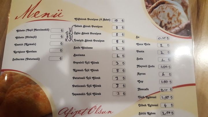 Yavuz Çiğ Borek Ve Manti Evi