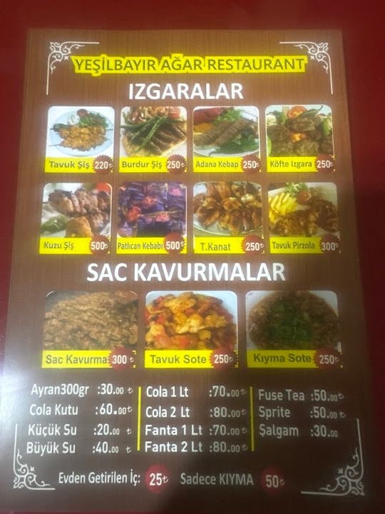 Yeşilbayır Ağar Restaurant