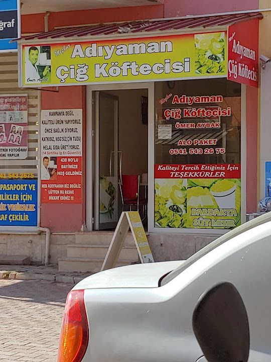 Adıyaman Çiğ Köftecisi Ömer Aybak Hüyük Şb.