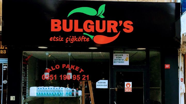 BULGUR'S (etsiz çiğköfte) acıbadem