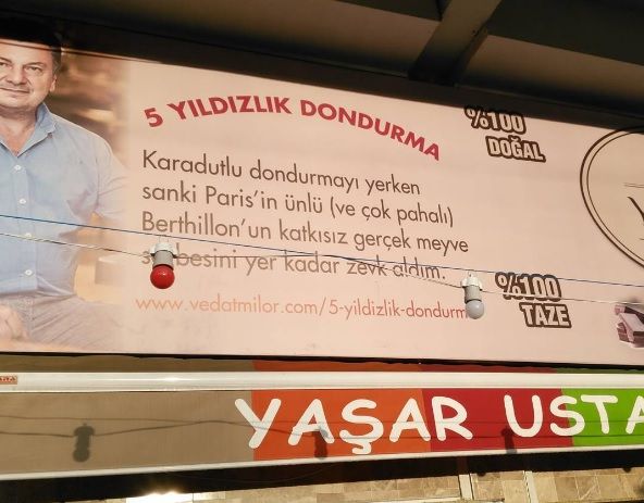 Dondurmaci Yasar Usta Kosuyolu