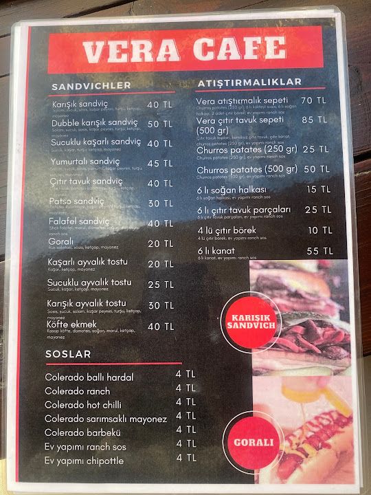 Vera cafe burger & sandviç