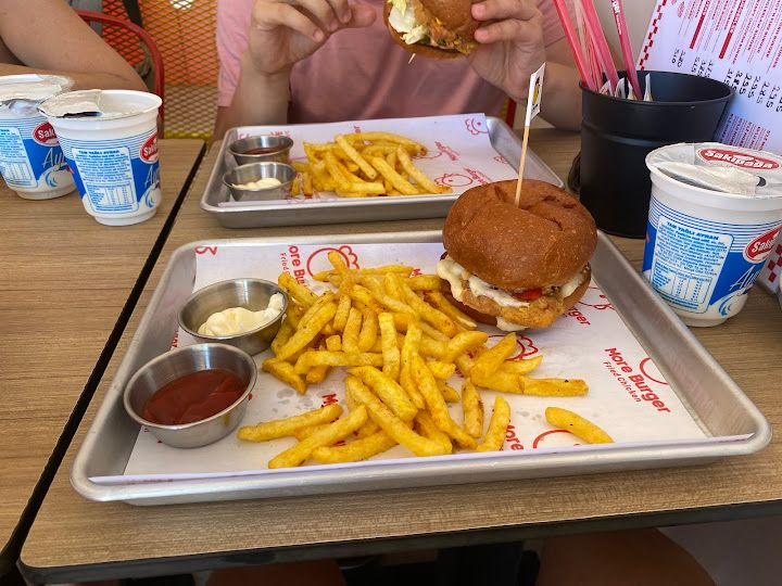More burger fried chicken