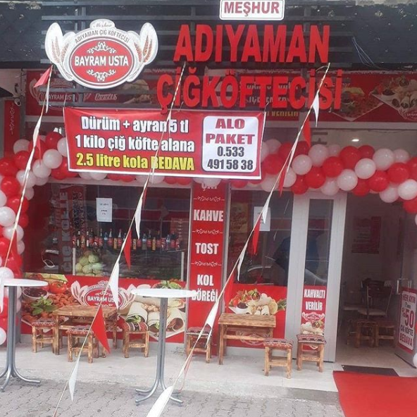 Meşhur Adıyaman Çiğköftecisi Bayram Usta ( Devlet Hastanesi )