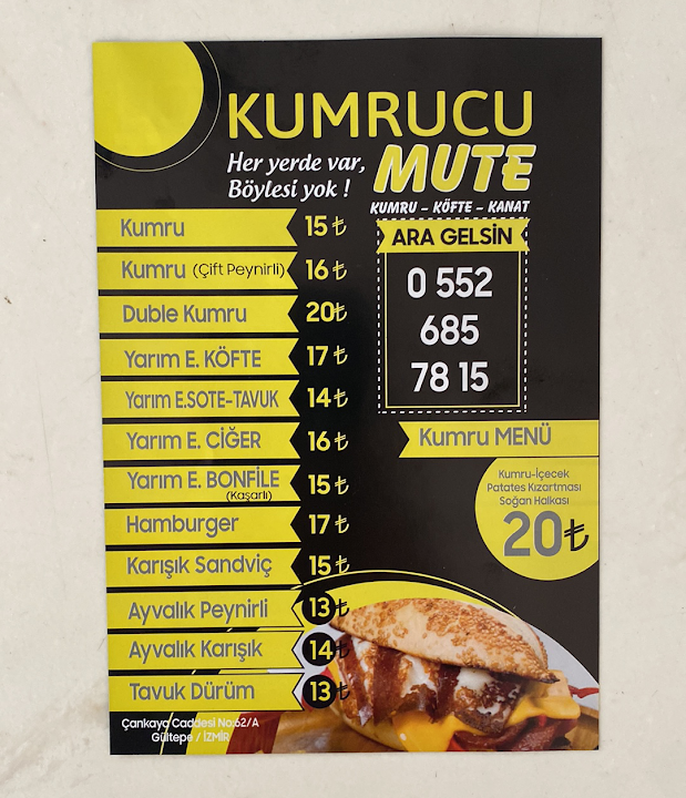Kumrucu mute