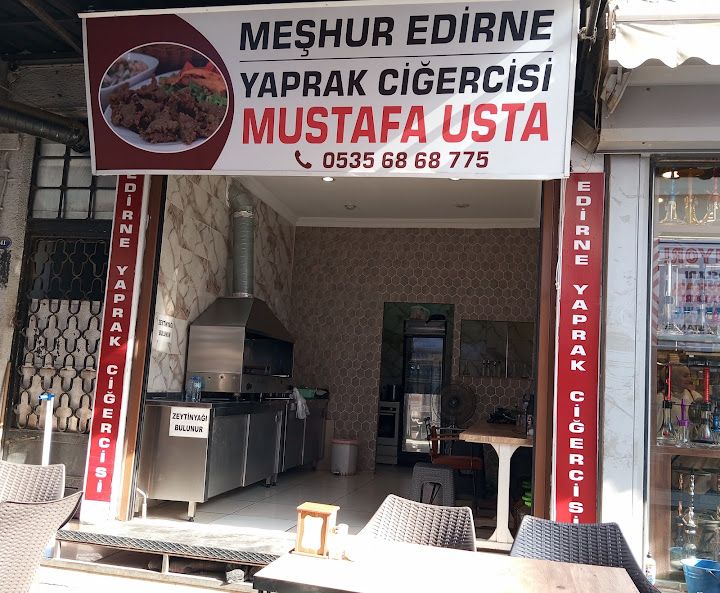 Meşhur Edirne Yaprak Ciğercisi Mustafa Usta
