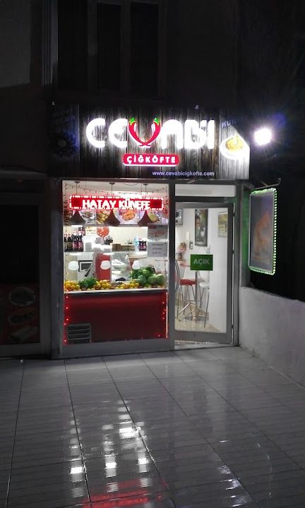 Cevabi Çiğköfte,Künefe,Midye,Manti