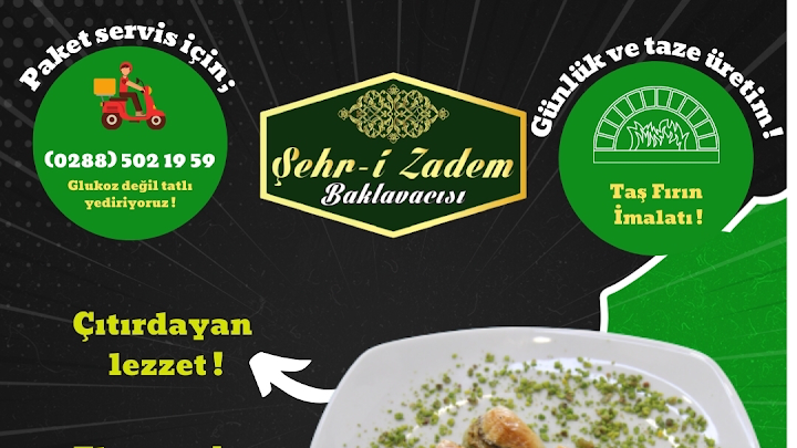 Şehri Zadem Baklavacısı (merkez Şube)