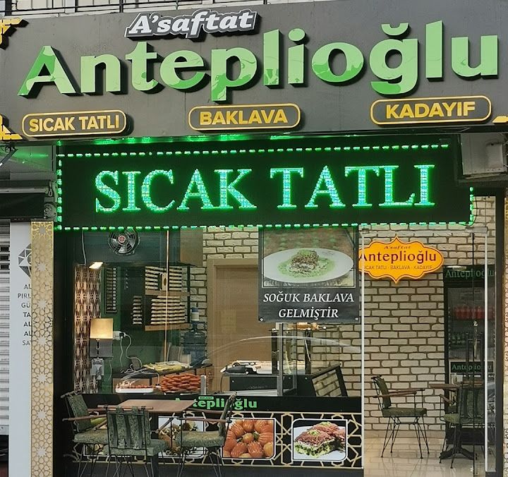 Anteplioğlu sıcak tatlı baklava