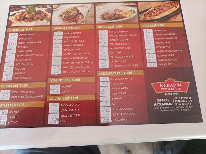 Kebap 94 Bizim Köfteci