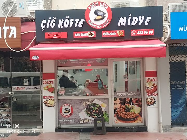 Adem usta çiğköfte midye