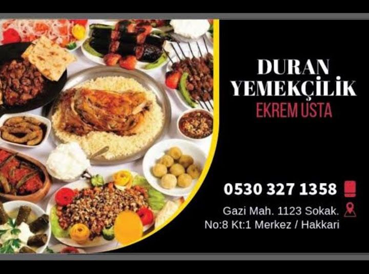 Hakkari duran yemekçilik