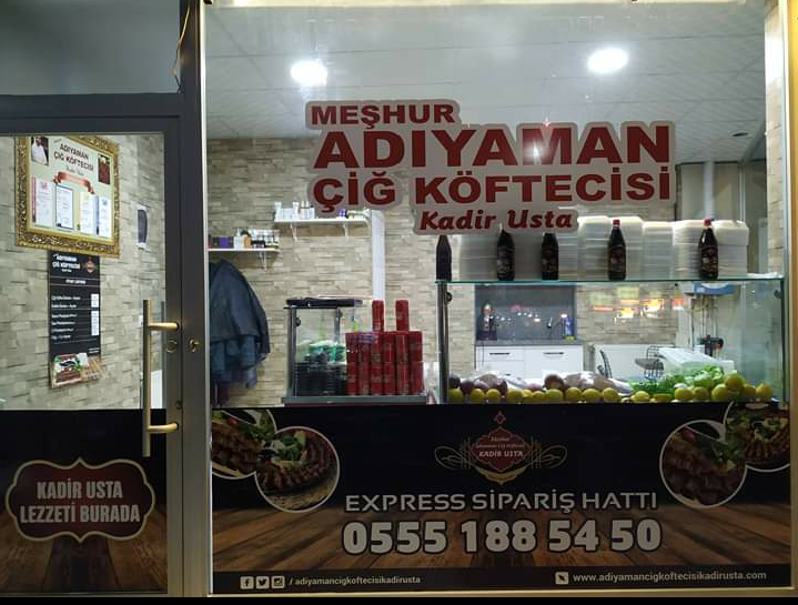 Meşhur Adıyaman Çiğ Köftecisi Kadir Usta Küçük Çarşı Sayar Yanı