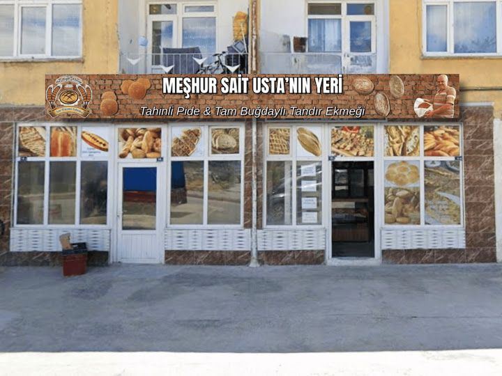 Meşhur Sait Usta'nın Yeri Tahinli Pide Tam Buğday Ekmeği