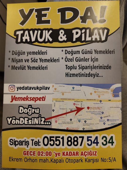 Rize Tavuk Pilav Ye Da! Tavuk & Pilav