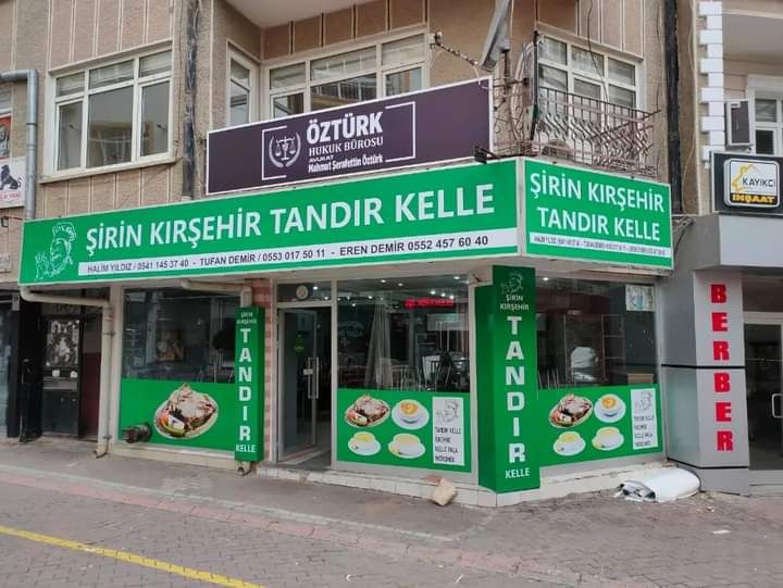 Şirin Kırşehir Tandır Kelle salonu