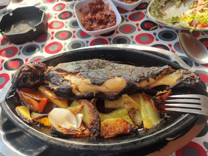 Yılanlı alabalık restoran