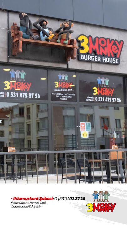 Three monkey Burger house Ihlamurkent