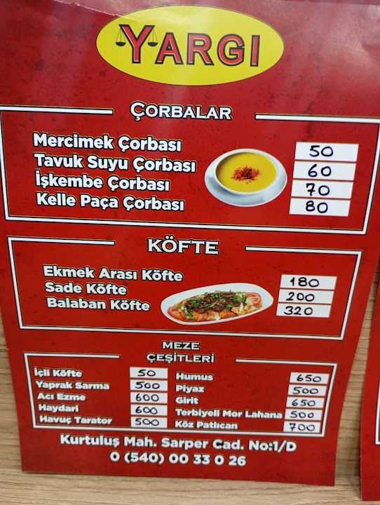 Yargı Köfte