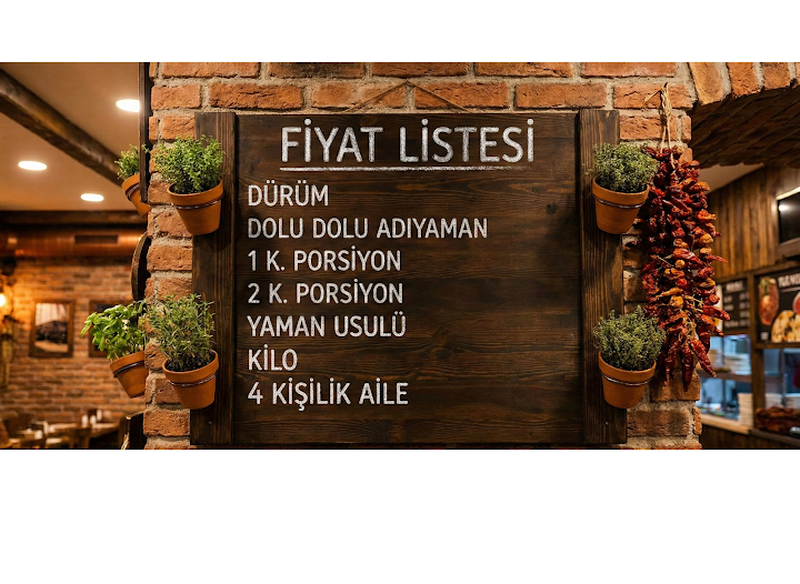 Öz Adıyaman Çiğköfte Sarayı Talip Usta