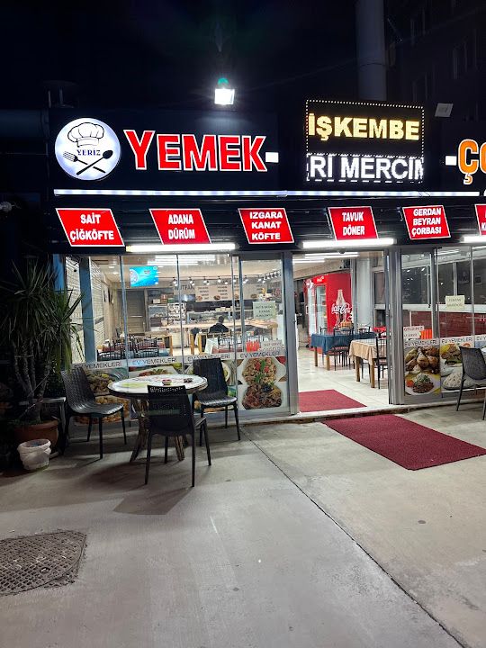 Yeriz yemek kahvaltı çorba
