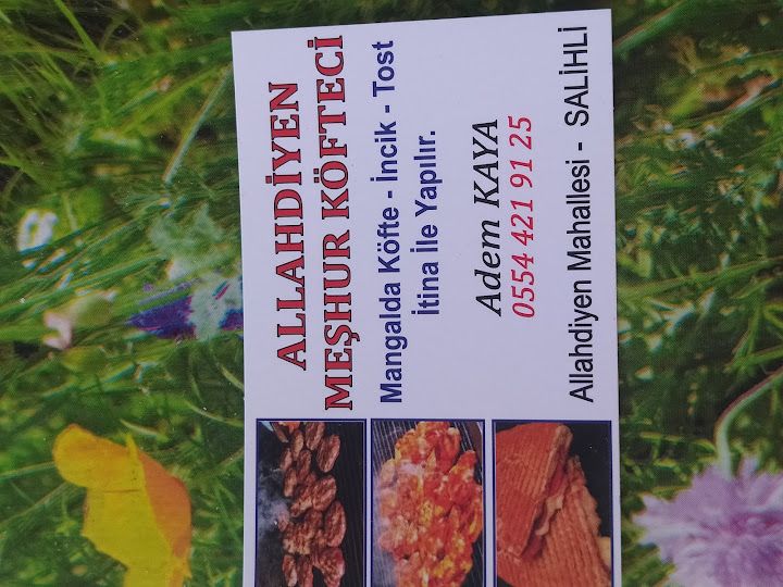 Allahdiyen'in Meşhur Köftecisi Adem Usta