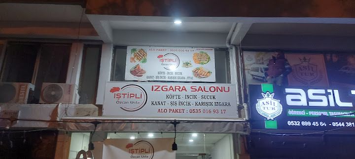 İŞTİPLİ ÖZCAN USTA IZGARA SALONU İncik, Köfte, Karışık, Piyaz