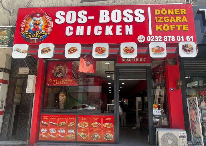 SOS BOSS DÖNER #RESTAURANT #DÖNER ((( ESKİ GIT GIT CHİKEN )))#DÖNER #IZGARA köfte #Saruhanlı MANISA