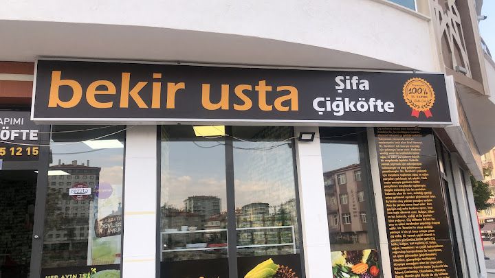 Bekir Usta Şifa Etli Çiğköfte.