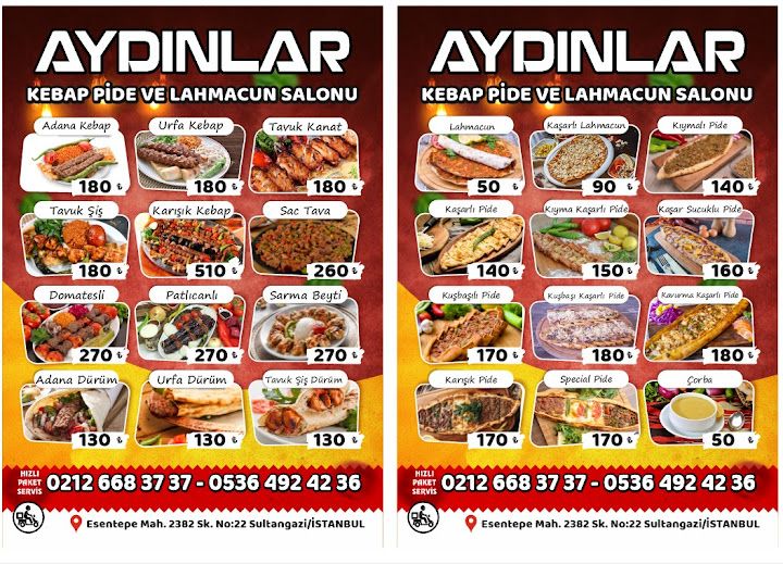 Aydınlar Kebap Pide Ve Lahmacun Salonu