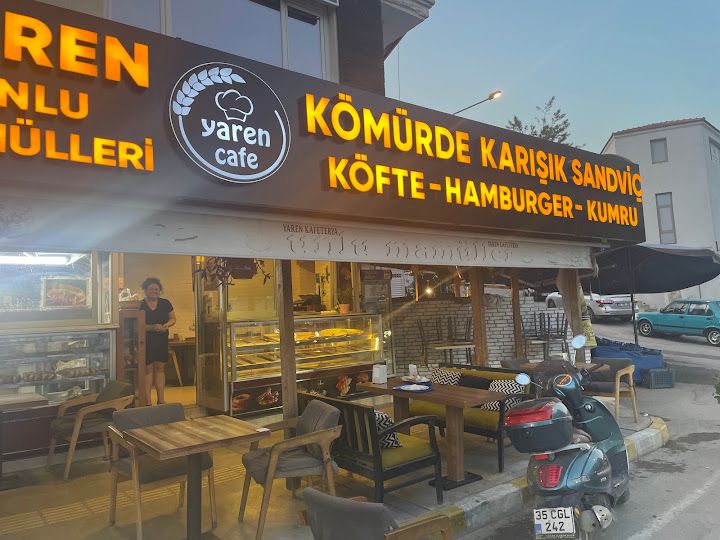 Kömürde sandviç yaren büfe urla