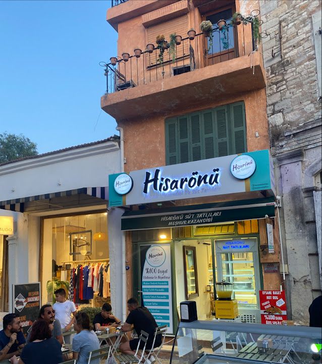Urla Meşhur Bademli Kazandibi Hisarönü Süt Tatlıları