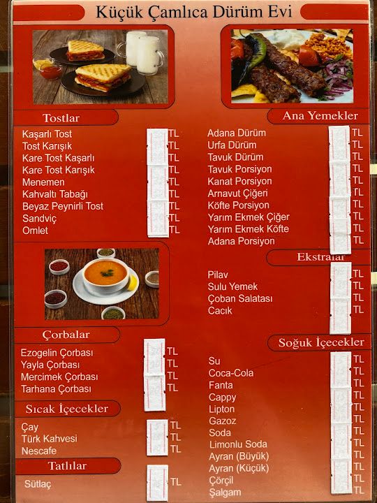 KÜÇÜK ÇAMLICA DÜRÜM EVİ