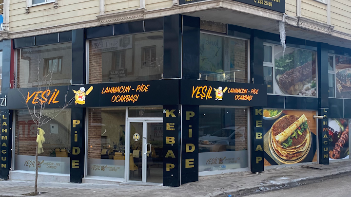 Yeşil Lahmacun-pide & Ocakbaşı (yeşil Lahmacun-pide & Ocakbaşı Erzurum’da Lahmacun, Kaşarlı Pide, Sucuklu Pide, Mantarlı Pide, Kıymalı Pide, Kuşbaşılı Pide, Kavurmalı Pide, Karışık Pide, Adana, Urfa, Tavuk Şiş, Tavuk Kanat, Kuşbaşı Kebap, Ciğer Şiş.